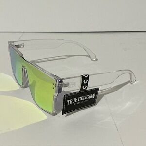 NWT True Religion Women’s Clear Frame Polarized Sunglasses